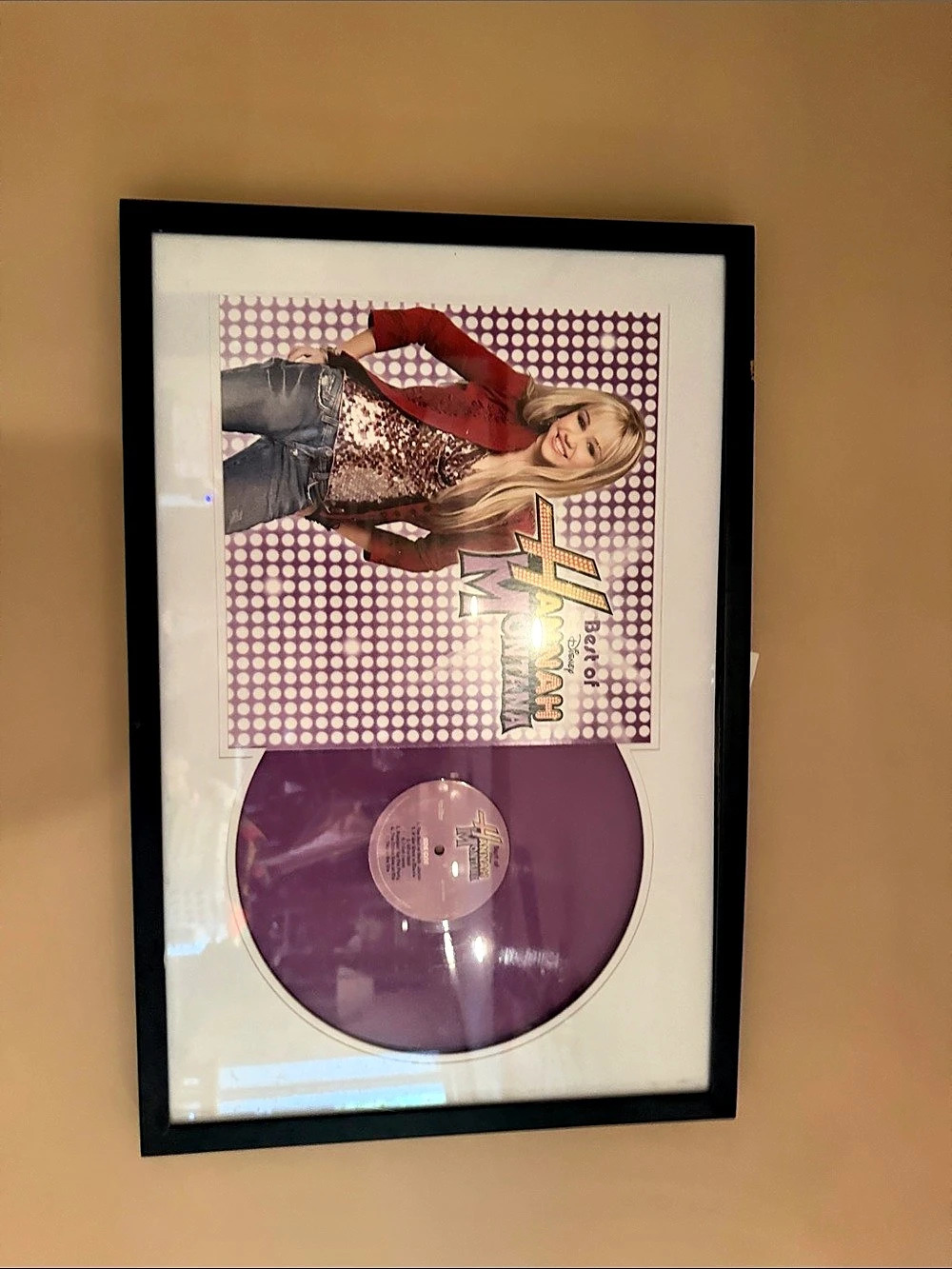 Walt Disney Records Best Of Hannah Montana Purple Vinyl Record